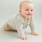 Wheat Dark Blue Stripe Skjorte Bjørk