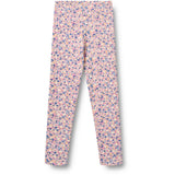 Wheat Pink Blue Flowers Jersey Leggings Jules