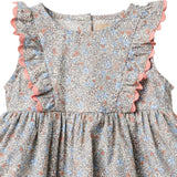 Wheat Air Blue Flowers Body Kjole Sofia