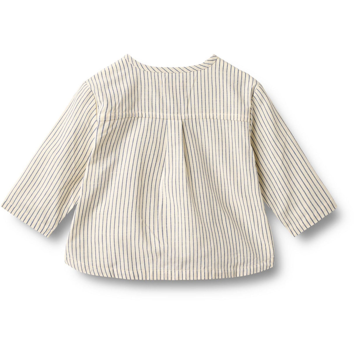 Wheat Dark Blue Stripe Skjorte Bjørk