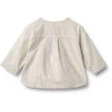 Wheat Dark Blue Stripe Skjorte Bjørk