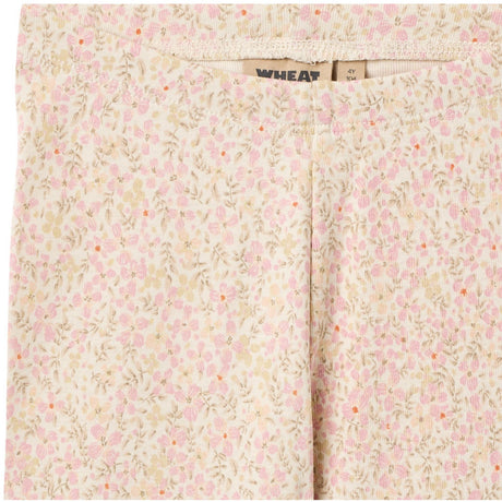 Wheat Coral Flowers Jersey Leggings Jules