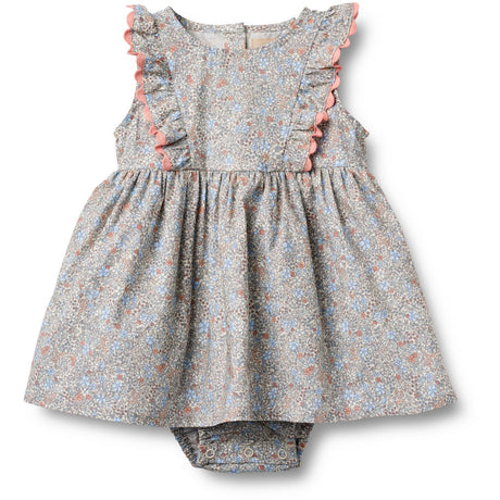 Wheat Air Blue Flowers Body Kjole Sofia