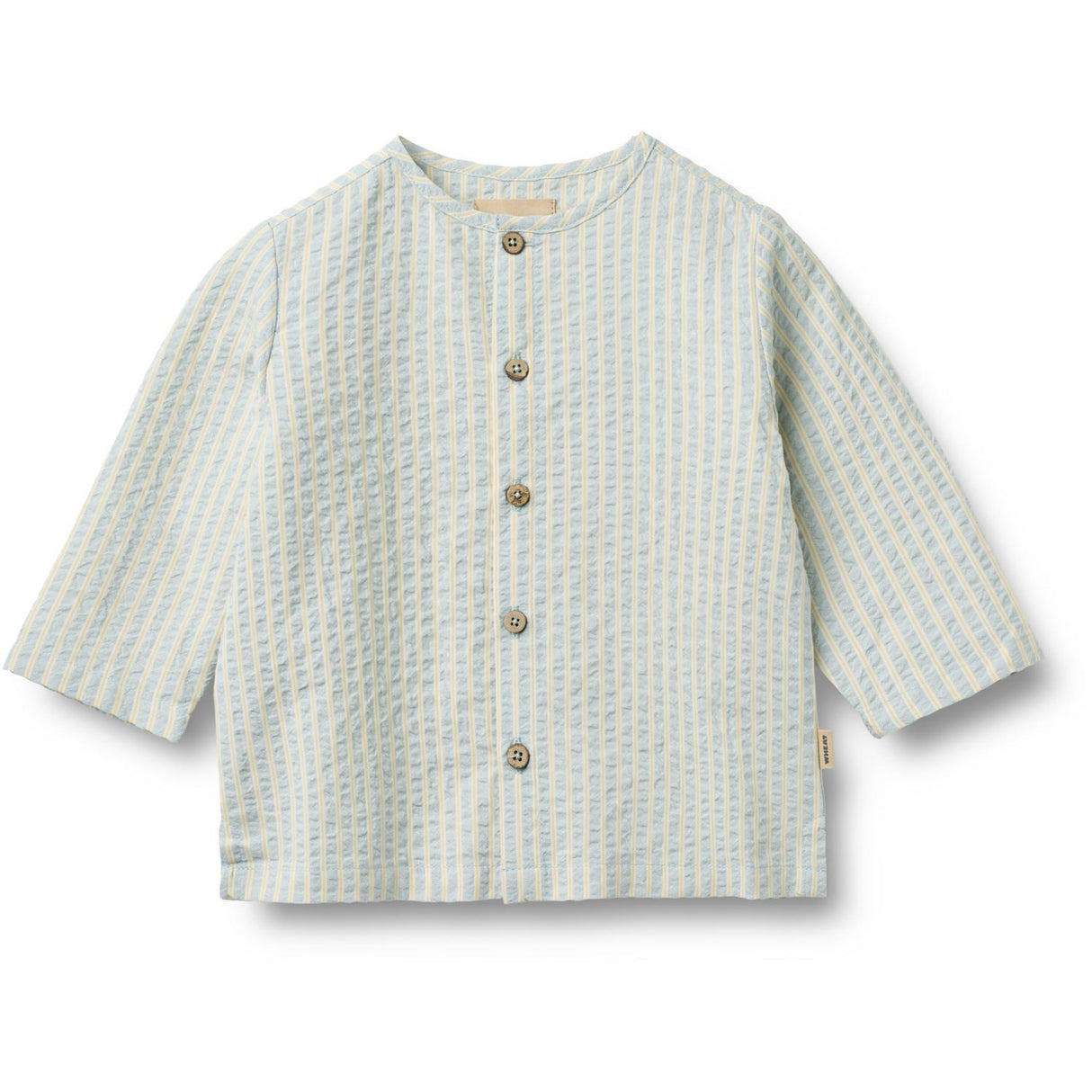Wheat Summer Sky Stripe Skjorte Shelby