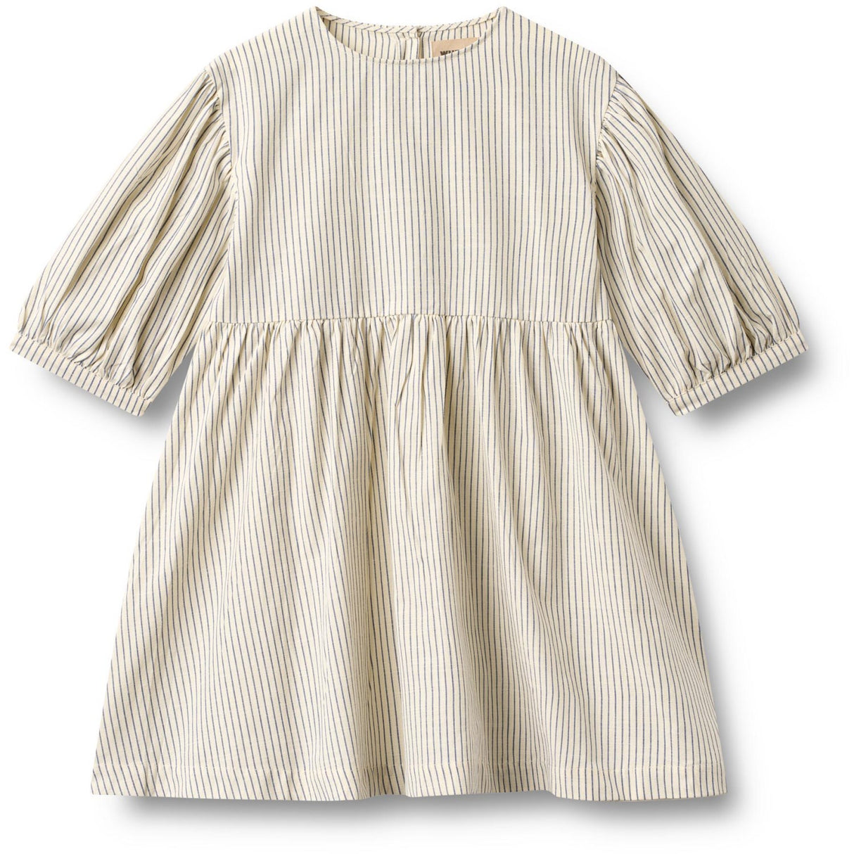 Wheat Dark Blue Stripe Kjole 3/4 Sleeve Magda