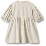 Wheat Dark Blue Stripe Kjole 3/4 Sleeve Magda