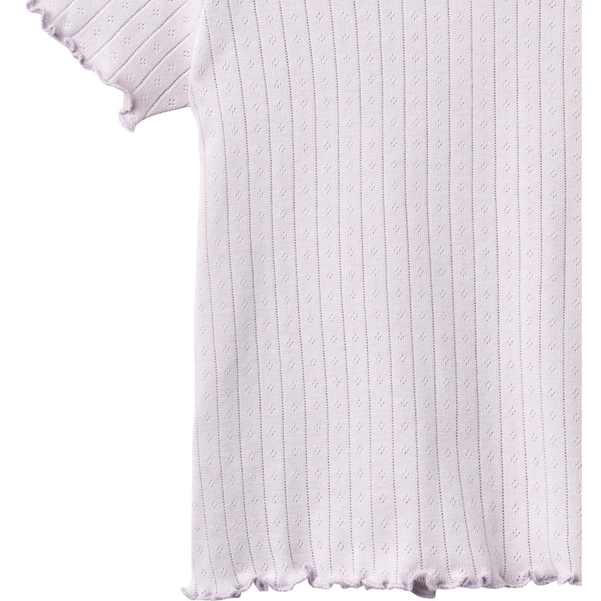 Wheat Purple Light Rib T-shirt S/S Irene