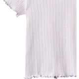 Wheat Purple Light Rib T-shirt S/S Irene