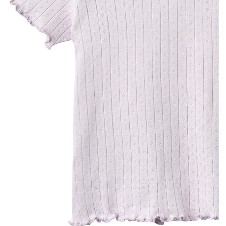 Wheat Purple Light Rib T-shirt S/S Irene