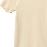 Wheat Barely Apricot Rib T-shirt S/S Katie