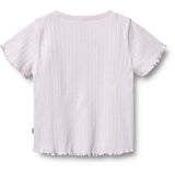 Wheat Purple Light Rib T-shirt S/S Irene