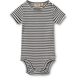 Wheat Navy Rib Stripe Body S/S Edvald