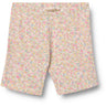 Wheat Blush Flower Meadow Bike Shorts Anne