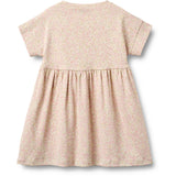 Wheat Coral Flowers Jersey Kjole S/S Emilie