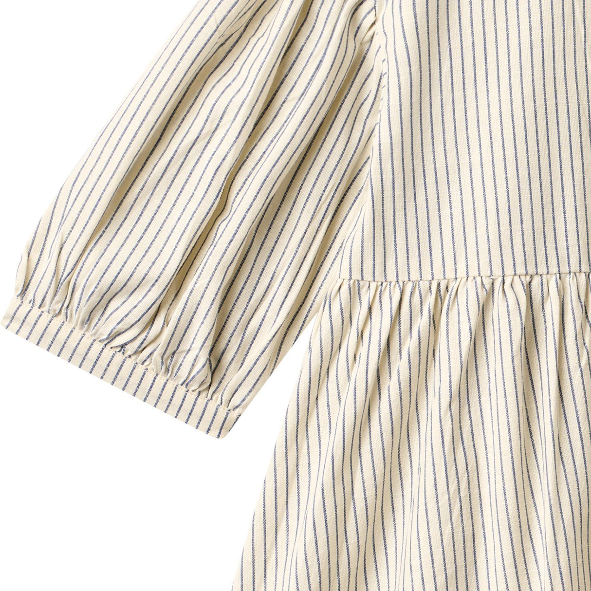 Wheat Dark Blue Stripe Kjole 3/4 Sleeve Magda