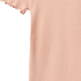 Wheat Rose Cloud Rib T-shirt S/S Katie