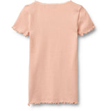 Wheat Rose Cloud Rib T-shirt S/S Katie