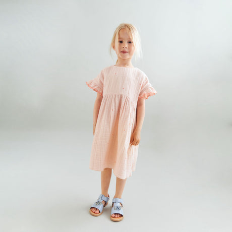 Wheat Powder Hearts Kjole Lace Thit