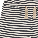 Wheat Navy Rib Stripe Jersey Shorts Vic