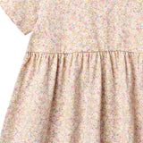 Wheat Blush Flower Meadow Jersey Kjole Anna