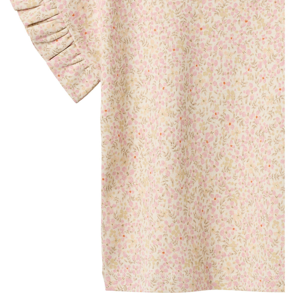 Wheat Coral Flowers T-shirt S/S Ally