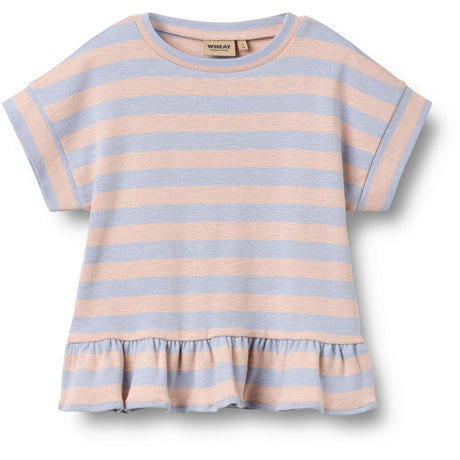 Wheat Powder Stripe T-shirt S/S Marie