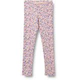 Wheat Pink Blue Flowers Jersey Leggings Jules