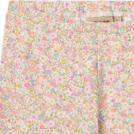 Wheat Blush Flower Meadow Bike Shorts Anne