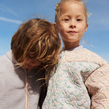 Wheat Lavender Rain Fleece Jakke Ellena