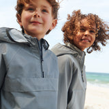 Wheat Blue Check Lightweight Shell Jakke Skyen