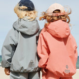 Wheat Blue Check Lightweight Shell Jakke Skyen