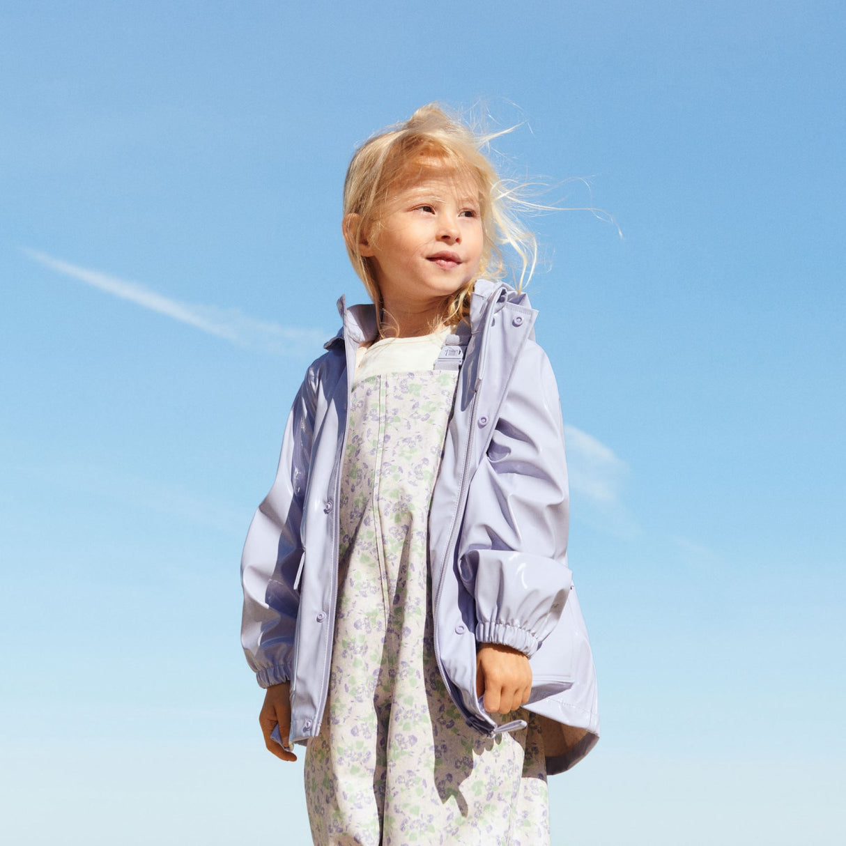 Wheat Lilac Cosmic Sky Regntøy Ollo Jacket