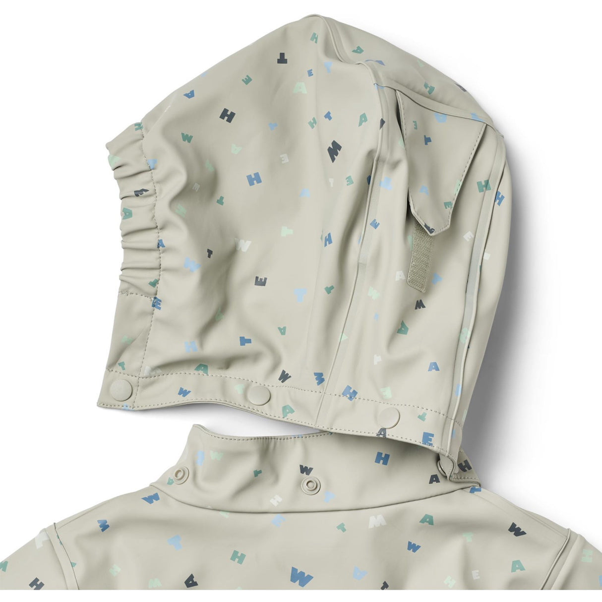 Wheat Light Flint Letters Regntøy Ollo Jacket