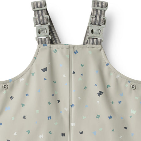 Wheat Light Flint Letters Regntøy Charlo Overall