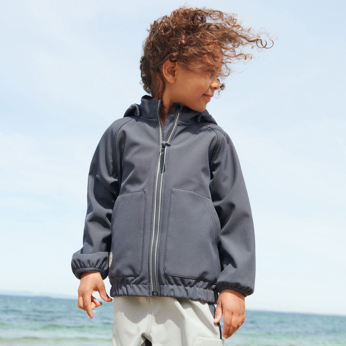 Wheat Greyblue Softshell Jakke Alleo