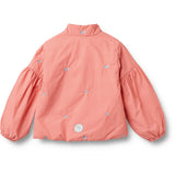 Wheat Red Check Lightweight Puffer Jakke Sola