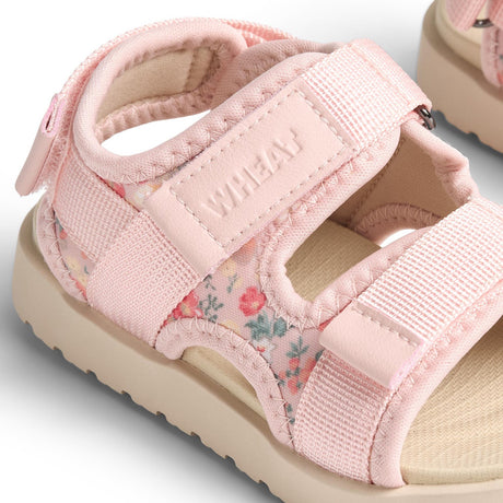 Wheat Powder Flowers And Seashells Sandal Mandy