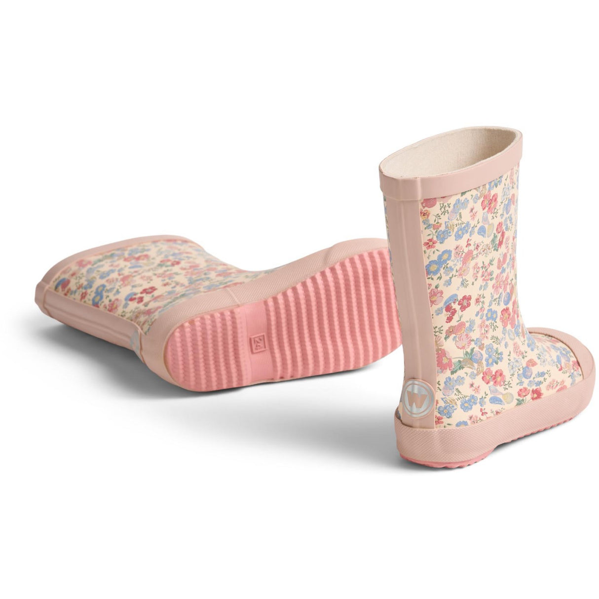 Wheat Flowers And Seashells Rubber Støvler Muddy