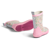 Wheat Cool Sky Flowers Rubber Støvler Welly
