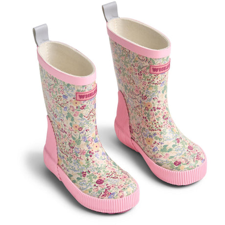 Wheat Cool Sky Flowers Rubber Støvler Welly