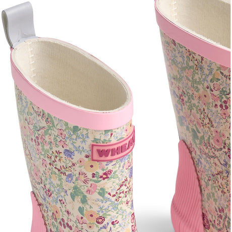Wheat Cool Sky Flowers Rubber Støvler Welly