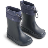 Wheat Navy Barefoot Rubber Støvler Zerro
