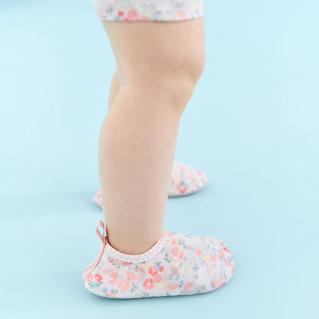 Wheat Powder Flowers And Seashells Swimshoe Dolphin