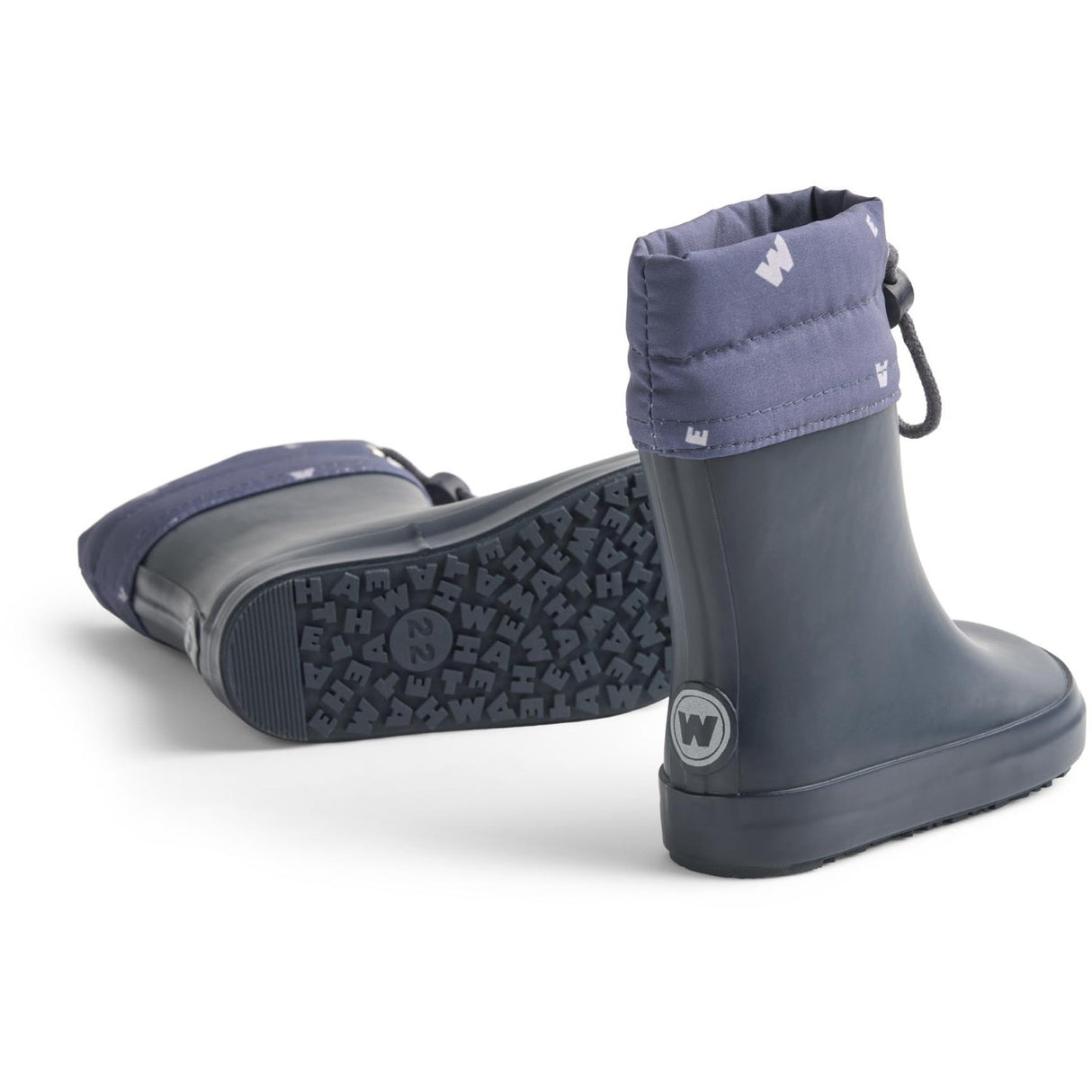 Wheat Navy Barefoot Rubber Støvler Zerro