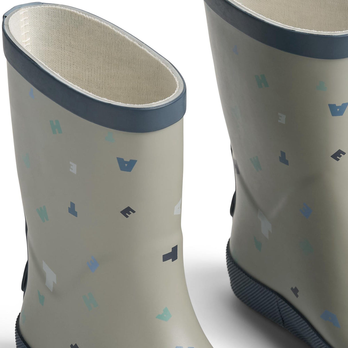 Wheat Light Flint Letters Rubber Støvler Muddy