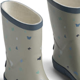 Wheat Light Flint Letters Rubber Støvler Muddy