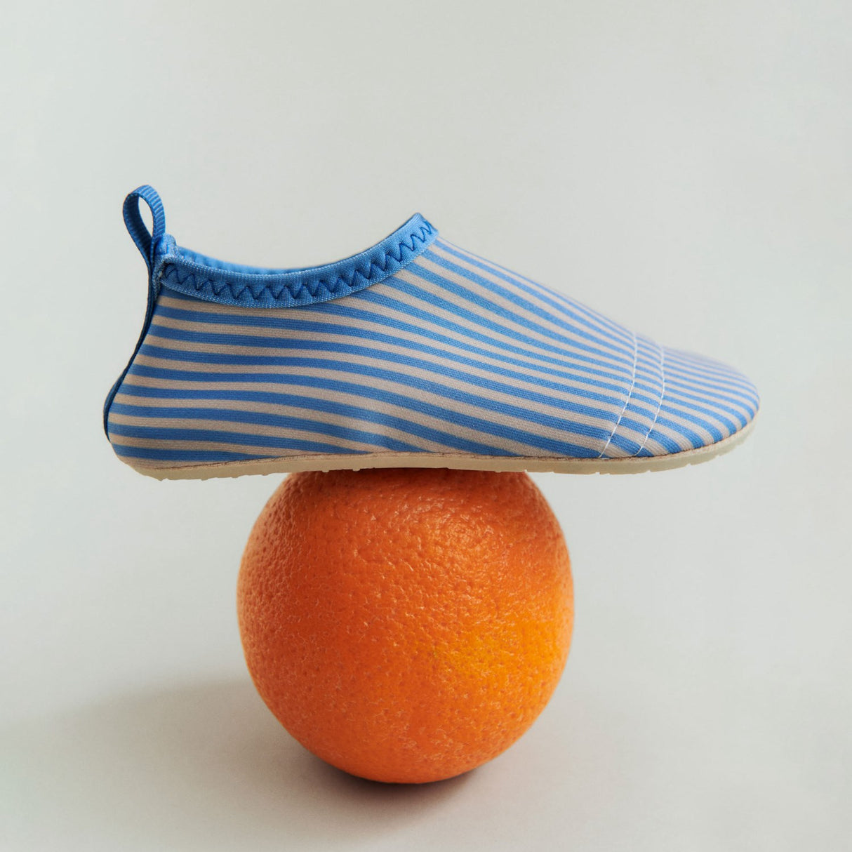 Wheat Blue Swim Stripe Swimshoe Dolphin