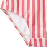 Wheat Red Stripe Flowers Badedrakt Selma