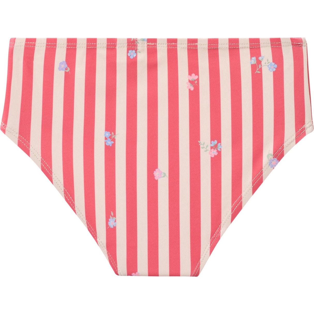 Wheat Red Stripe Flowers Bikini Carla