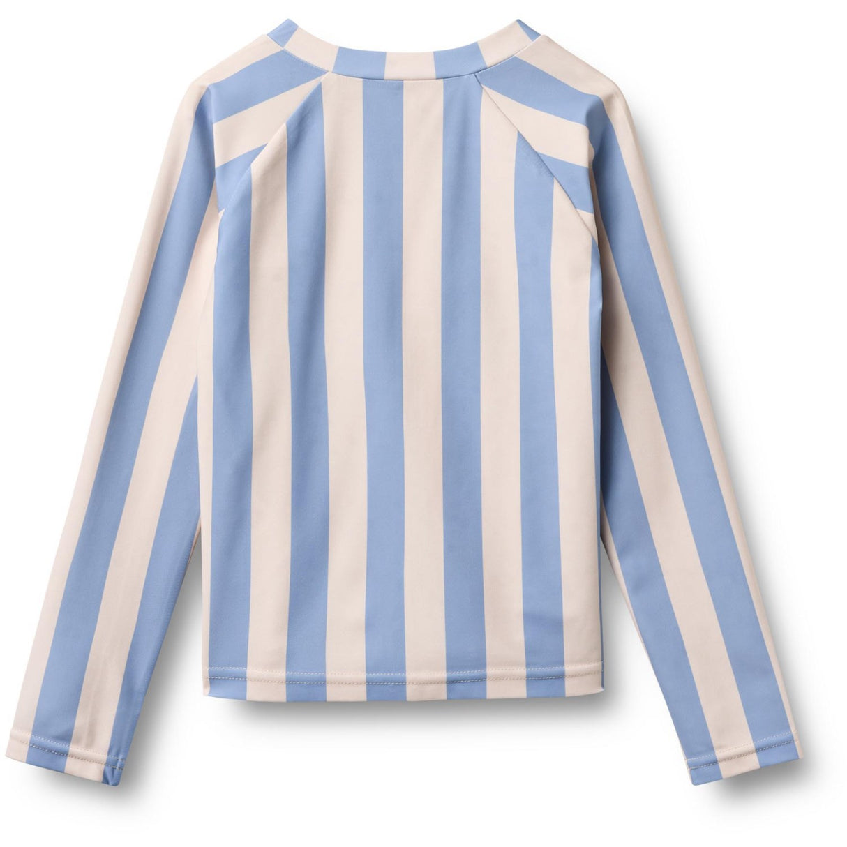 Wheat Bold Blue Stripe Swim T-shirt L/S Zip Ada